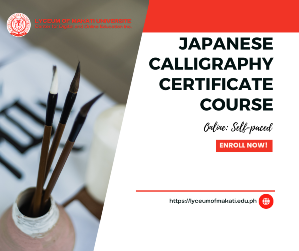 Japanese Calligraphy Certificate Course 